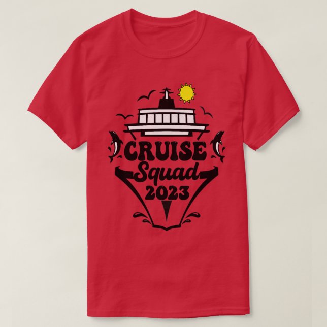 Camiseta Cruise Squad 2023 (Frente do Design)