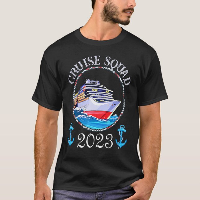 Camiseta Cruise Squad 2023 Cruisers Matching Family Cruisin (Frente)