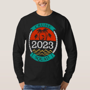 Camiseta Cruise Squad 2023 Family Matching Beach Men Women