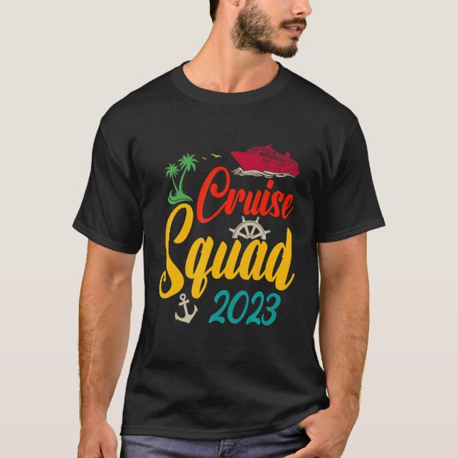 Camiseta Cruise Squad 2023 Family Matching Group Squad Quot (Frente)