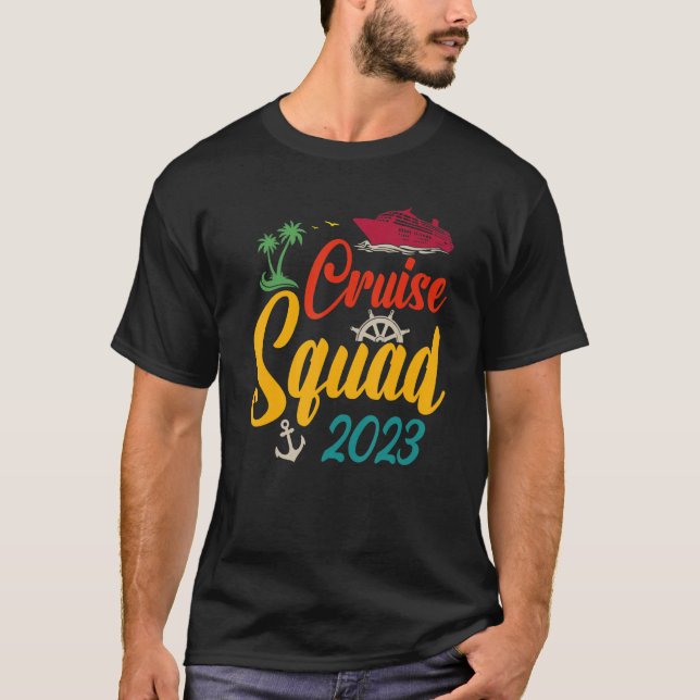 Camiseta Cruise Squad 2023 Family Matching Group Squad Quot (Frente)