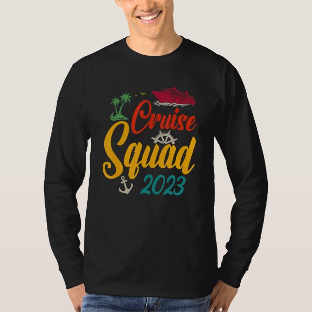 Camiseta Cruise Squad 2023 Family Matching Group Squad Quot (Frente)