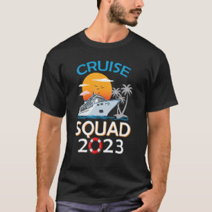 Camiseta Cruise Squad 2023 Men Women Boys Girls Casal Gro