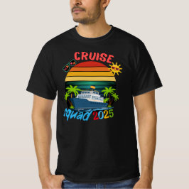 Camiseta Cruise Squad 2025 Family Group Matching Summer 