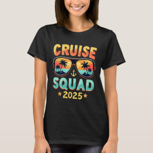 Camiseta Cruise Squad 2025 Trip Ship Family Matching Summer