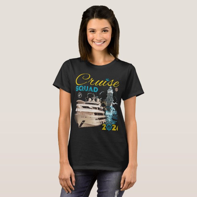 Camiseta Cruise Squad 2026 Family Vacation (Frente Completa)
