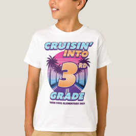 Camiseta Cruisin’ Back to School 3rd Grade
