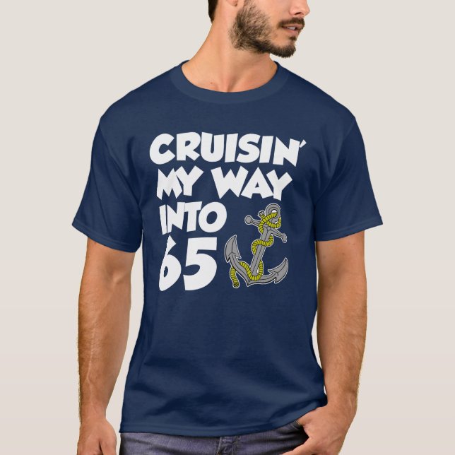 Camiseta Cruisin minha maneira em 65 (na OBSCURIDADE) (Frente)