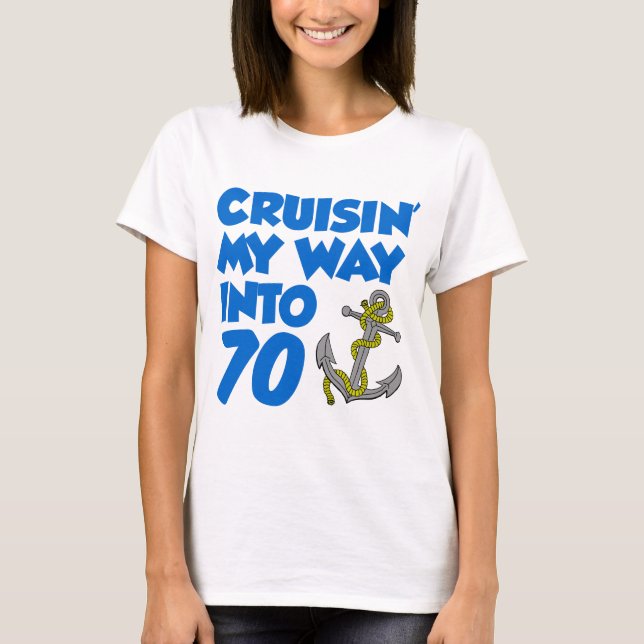 Camiseta Cruisin minha maneira em 70 (Frente)