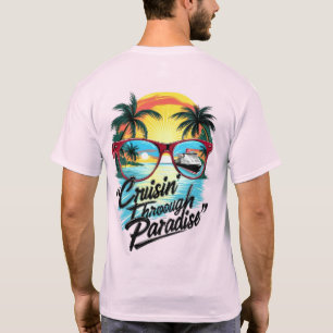 Camiseta Cruisin' Through Paradise: Vibes de Escape Tropica