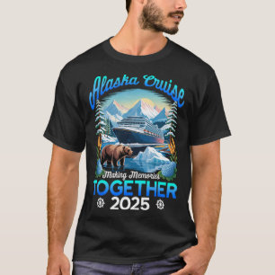 Camiseta Cruisin Together Alasca 2025 Cruzeiro Alasca Famíl
