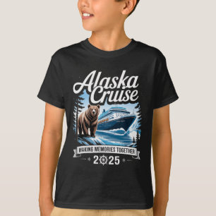 Camiseta Cruisin Together Alasca 2025 Família Amiga Alasca