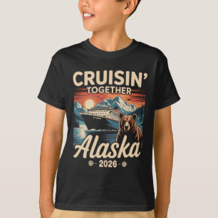 Camiseta Cruisin Together Alasca 2026 Família Amiga Alasca