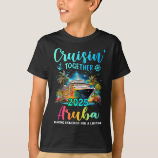 Camiseta Cruisin' Together Aru 2025 Family Cruise Vacation 