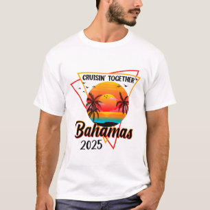 Camiseta Cruisin Together Hamas 2025 Família Amiga Vacay Tr