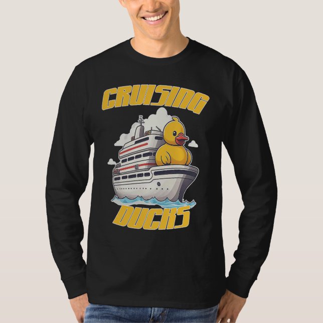 Camiseta Cruising Ducks fun rubber duck finding game on cru (Frente)