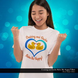 Camiseta Cruising e Patos Me Fazem Feliz