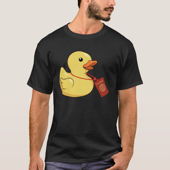 Camiseta Cruising Hiding Finding Rubber Ducks Passport Scav (Frente)