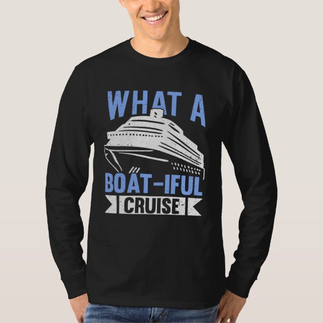 Camiseta Cruising Travel Vacation Boat Cruise Ship  1 (Frente)