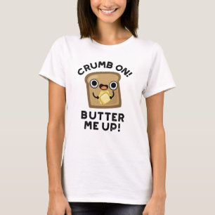 Camiseta Crumb Na Manteiga Suba Engraçada Pó De Pão