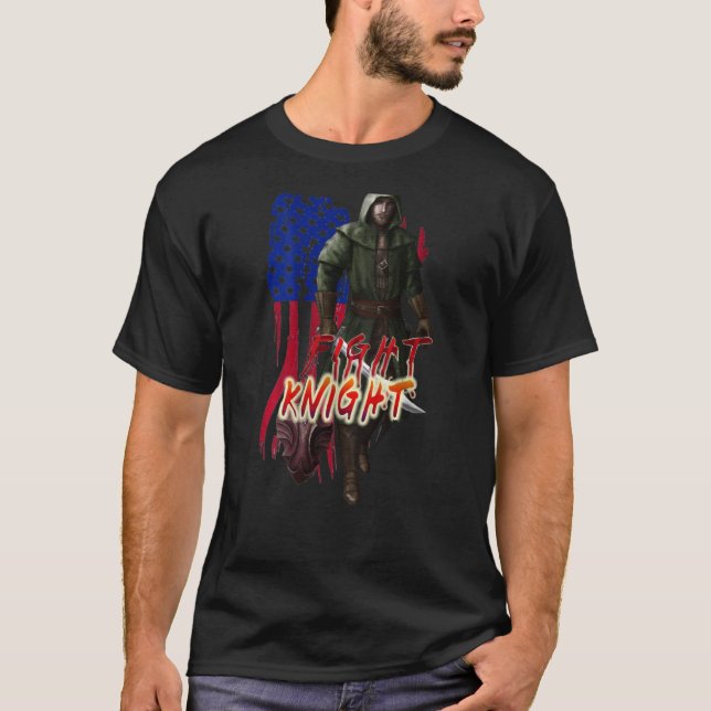Camiseta Crusader I Fear No Evil Knight Templar Warrior Of  (Frente)