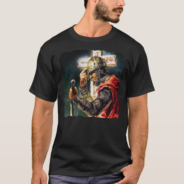Camiseta Crusader Knight Usyk Champion Classic T-Shirt (Frente)