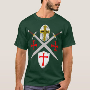 Camiseta Crusader Knights Templar Code Soldier Of Christ