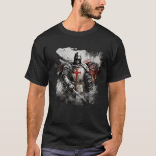 Camiseta Crusador dos Cavaleiros Templários Católicos