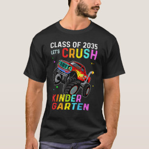 Camiseta Crush Kindergarten Classe 2035 De Volta Ao Caminhã