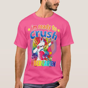 Camiseta Crush Kindergarten Unicorn Back to School Girls