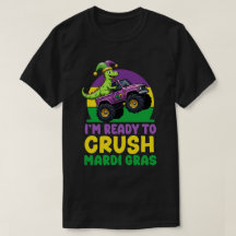 Crush Mardi Gras Monster Dinossaur t rex Todd