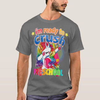 Camiseta Crush Preschool Unicorn Back to School Girls 
