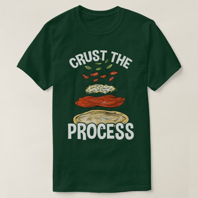 Camiseta Crust O Processo, Pizza Maker Pizzaiolo 325 (Frente do Design)