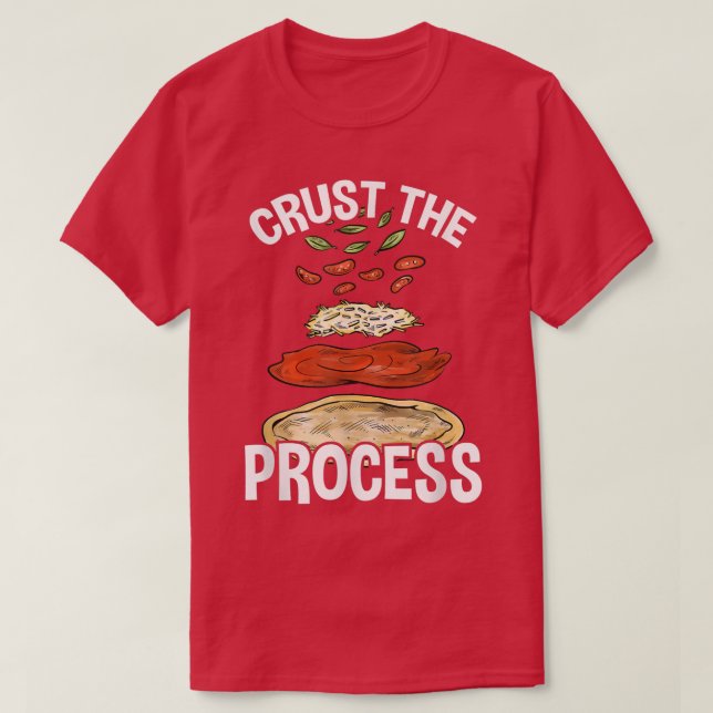 Camiseta Crust O Processo, Pizza Maker Pizzaiolo 330 (Frente do Design)