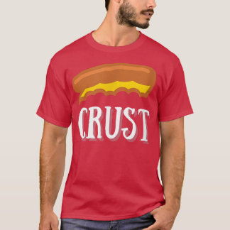 Camiseta Crust Pizza Itália Kitchen Itália Homens Mulheres