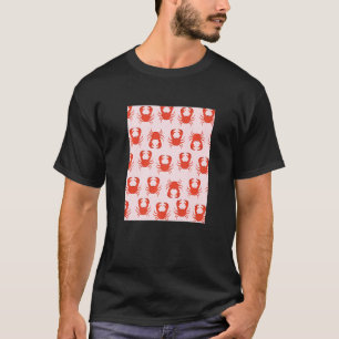 Camiseta Crustaceancore Mar de Caranguejo Marinho Crustacea