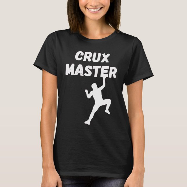 Camiseta Crux Master  Climber Speed Climber Rappelling Rock (Frente)