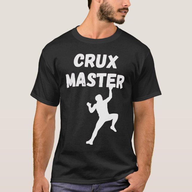 Camiseta Crux Master  Climber Speed Climber Rappelling Rock (Frente)