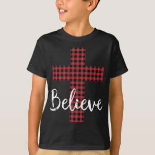 Camiseta Cruz Acredita Jesus Buffalo Xadrez Cristo Cristão
