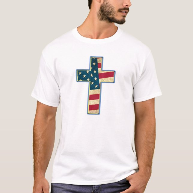 Camiseta Cruz americana #2 (Frente)
