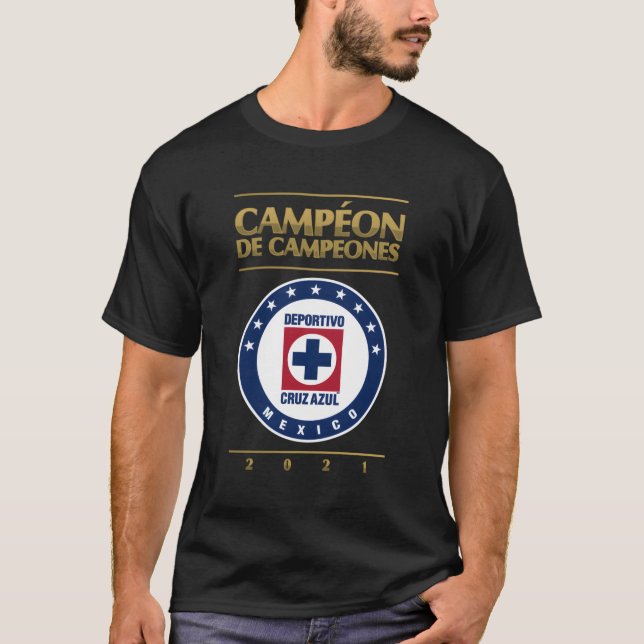 Camiseta Cruz Azul Campeones 2021 (Frente)