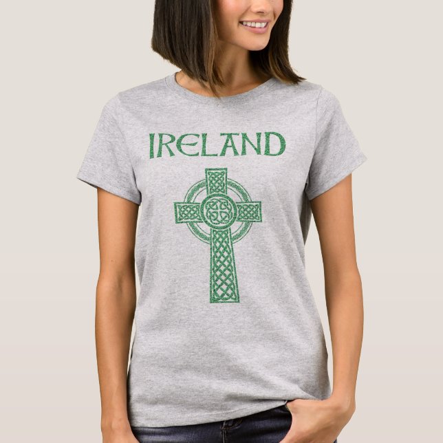 Camiseta Cruz Celta da Irlanda (Frente)