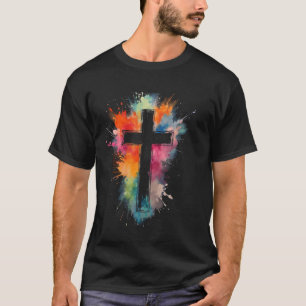 Camiseta Cruz colorida