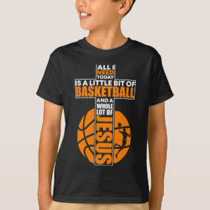 Camiseta Cruz Cristã de Basquete