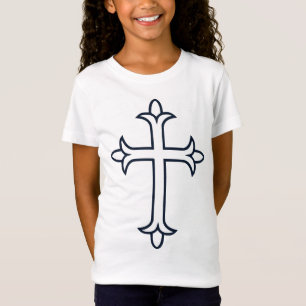 Camiseta Cruz cristã típica
