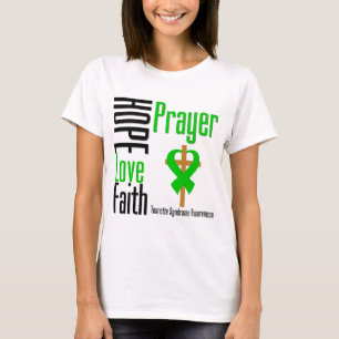 Camiseta Cruz da oração da fé do amor da esperança da
