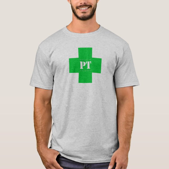 Camiseta Cruz da pinta, verde (Frente)