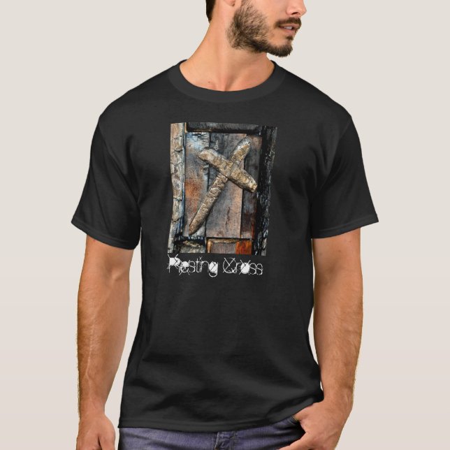 Camiseta Cruz de descanso (Frente)
