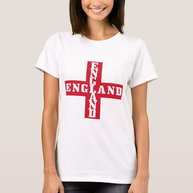 Camiseta Cruz de Inglaterra St George do futebol (Frente)
