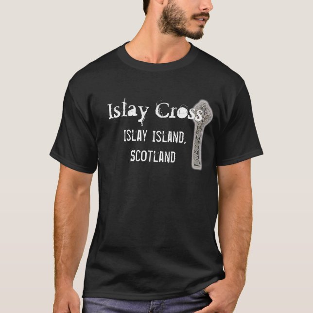 Camiseta Cruz de Islay, ilha de Islay, Scotland (Frente)